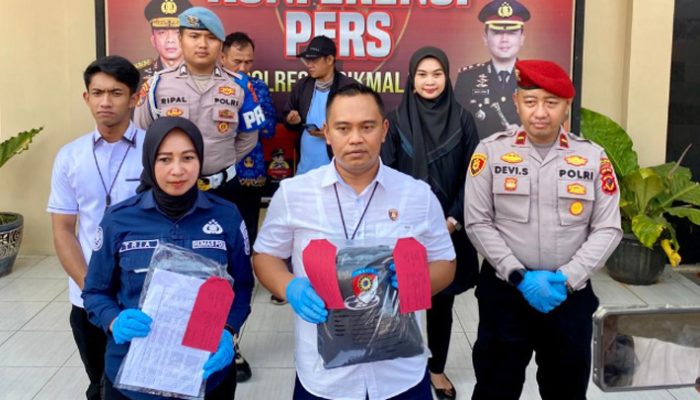 Terekam CCTV, Pelaku Pencurian di SPBU Singaparna Diringkus Polres Tasikmalaya