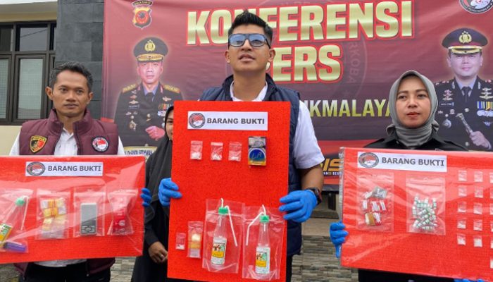 Modus Kode Hewan, Jaringan Sabu Lintas Daerah Dibongkar Polres Tasikmalaya
