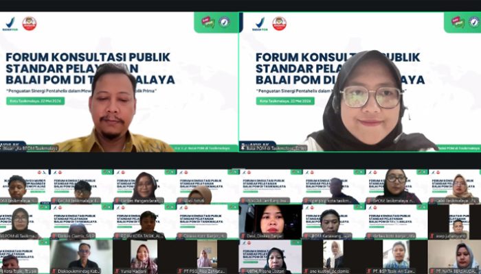 Balai POM Tasikmalaya Gelar Forum Konsultasi Publik, Dorong Pelayanan Prima dan Transparan