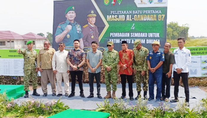 Pangdam III/Siliwangi Resmikan Pembangunan Masjid Al Gandara 87 di Serang