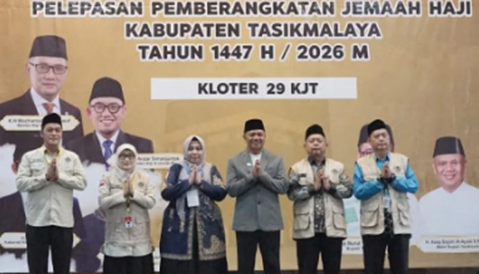 Lepas Kloter 29 KJT, Wabup Tasikmalaya Ingatkan Pentingnya Kebersamaan dan Kepedulian Antarjemaah