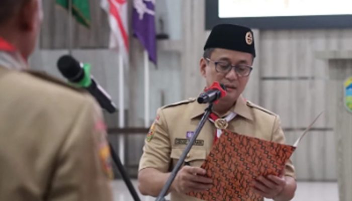 Pengukuhan Kwarcab Pramuka Tasikmalaya, Bupati Tekankan Pembinaan Generasi Muda