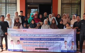 Momentum Tahun Baru Islam, Inspektorat Kabupaten Tasikmalaya Gelar Bakti Sosial