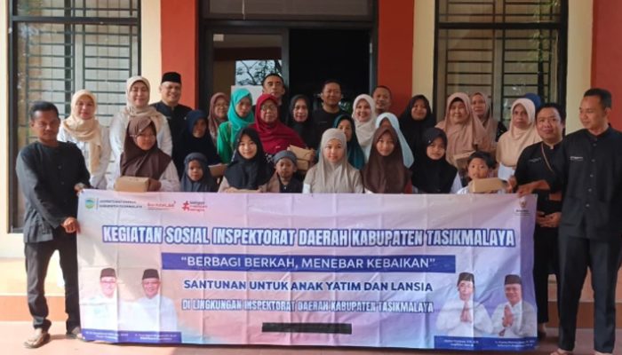 Momentum Tahun Baru Islam, Inspektorat Kabupaten Tasikmalaya Gelar Bakti Sosial