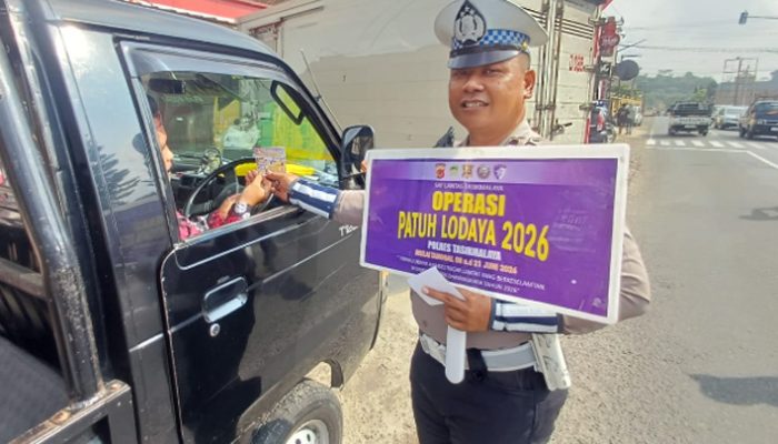 Polres Tasikmalaya Siapkan Operasi Patuh 2026, Pengendara yang Samarkan Pelat Nomor Bakal Ditindak