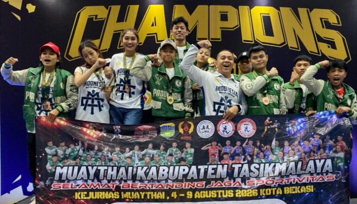 Muaythai Tasikmalaya Sapu Sembilan Medali di Kejurnas, Bidik Prestasi di Porprov