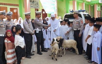 Satlantas Polres Tasikmalaya Dorong Pesantren Mandiri Pangan lewat Program SUJUD