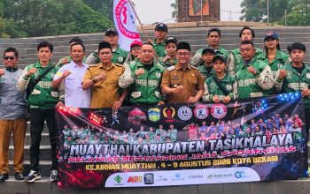 Jelang Porprov Jabar, 9 Atlet Muaythai Kabupaten Tasikmalaya Uji Kemampuan di Ajang Nasional