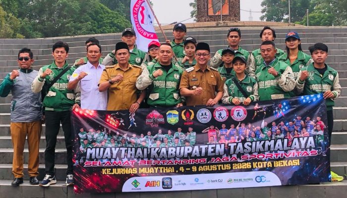 Jelang Porprov Jabar, 9 Atlet Muaythai Kabupaten Tasikmalaya Uji Kemampuan di Ajang Nasional