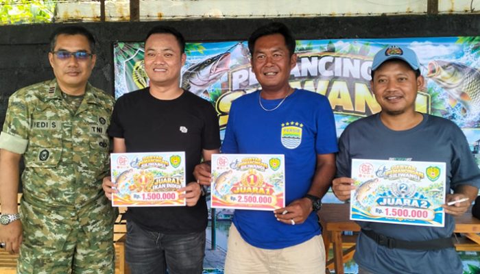 Bukan Sekadar Mancing, Koramil Tawang Bangun Soliditas Bersama Warga